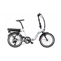 Bicicleta Electrica Pliabila Ztech ZT-71 Urban White