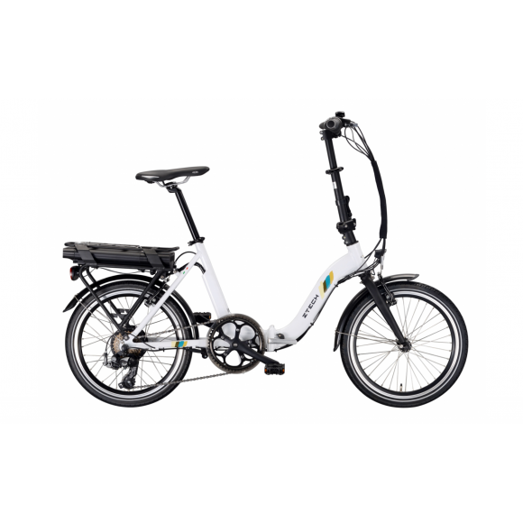 Bicicleta Electrica Pliabila Ztech ZT-71 Urban White