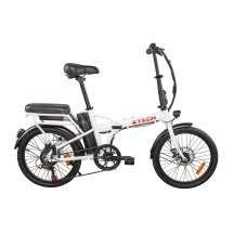 Bicicleta Electrica Pliabila Ztech ZT-12 Camp 6 White