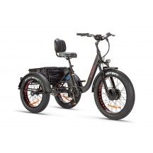 Tricicleta Electrica Ztech ZT-80 Mini Trailer Black