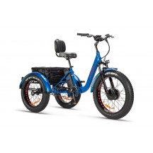 Tricicleta Electrica Ztech ZT-80 Mini Trailer Blue