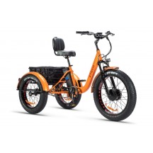 Tricicleta Electrica Ztech ZT-80 Mini Trailer Orange