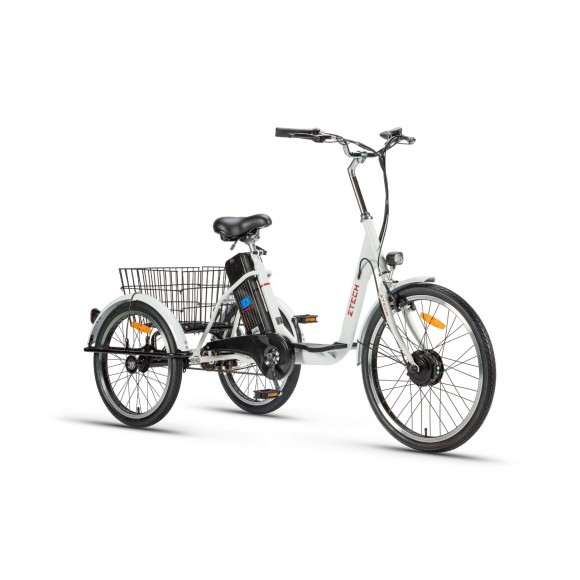 Tricicleta Electrica Ztech ZT-81 Trailer 2.0 White