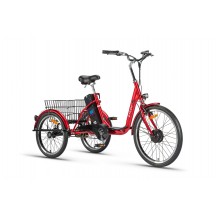Tricicleta Electrica Ztech ZT-81 Trailer 2.0 Red