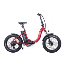Bicicleta Electrica Pliabila Fatbike Ztech ZT-89C  Red