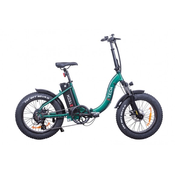 Bicicleta Electrica Pliabila Fatbike Ztech ZT-89C Green Bicicleta Electrica Pliabila Fatbike Ztech ZT-89C Green