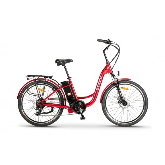 Bicicleta Electrica Ztech ZT-13 Retro 2.0 Red Bicicleta Electrica Ztech ZT-13 Retro 2.0 Red