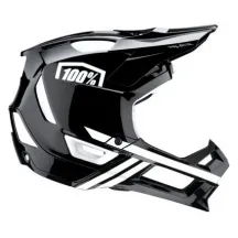 100% Trajecta Helmet W Fidlock Black/White