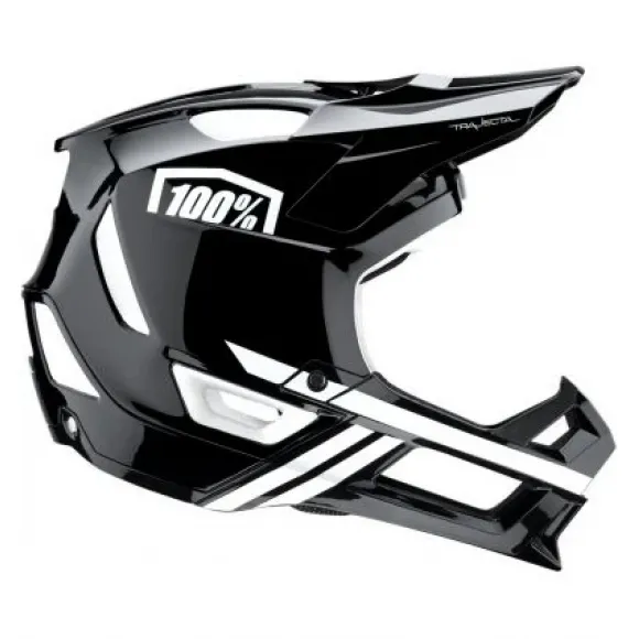 100% Trajecta Helmet W Fidlock Black/White 100% Trajecta Helmet W Fidlock Black/White
