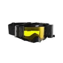 LEATT GOGGLE VELOCITY 6.5 ROLL-OFF BLACK/GREY YELLOW 70%