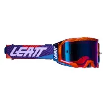 LEATT GOGGLE VELOCITY 5.5 IRIZ Neon Orange Blue UC 26%