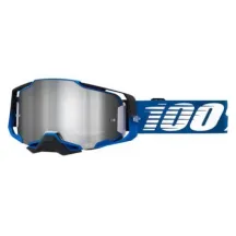 100% ARMEGA Goggle Rockchuck Flash Silver Lens