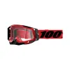 100% OCHELARI 100% RACECRAFT 2 GOGGLE RED CLEAR LENS 100% OCHELARI 100% RACECRAFT 2 GOGGLE RED CLEAR LENS