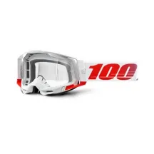 100% RACECRAFT 2 Goggle Fluo Yellow - Mirror Red Lens