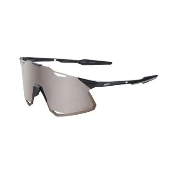 100% HYPERCRAFT - Gloss Black - HiPER Silver Mirror Lens 100% HYPERCRAFT - Gloss Black - HiPER Silver Mirror Lens