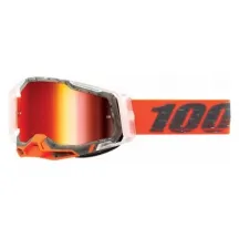 100% RACECRAFT 2 Goggle Schrute - Mirror Red Lens