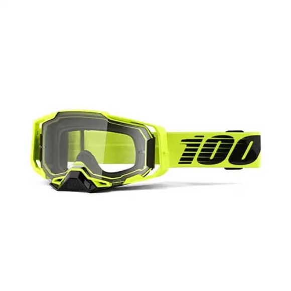 100% ARMEGA Goggle Nuclear Citrus - Clear Lens 100% ARMEGA Goggle Nuclear Citrus - Clear Lens