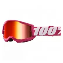 100% STRATA 2 Goggle Fletcher Mirror Red Lens