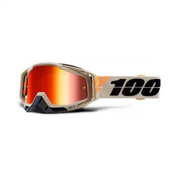 100% OCHELARI 100% RACECRAFT Goggle Poliet - Mirror Red Lens 100% OCHELARI 100% RACECRAFT Goggle Poliet - Mirror Red Lens