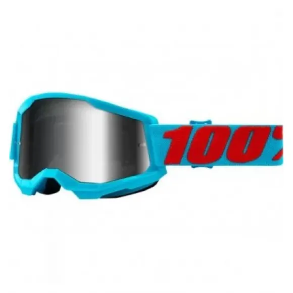 100% STRATA 2 Goggle Summit Mirror Silver Lens 100% STRATA 2 Goggle Summit Mirror Silver Lens