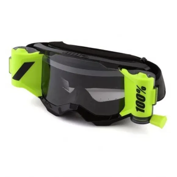 100% STRATA 2 Forecast Goggle Black Clear Lens