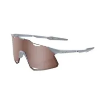 100% HYPERCRAFT - Matte Stone Grey - HiPER Crimson Silver Mirror Lens
