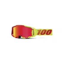 100% ARMEGA Goggle Solaris HiPER Red Mirror Lens