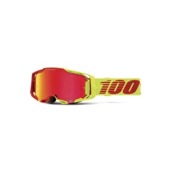 100% ARMEGA Goggle Solaris HiPER Red Mirror Lens 100% ARMEGA Goggle Solaris HiPER Red Mirror Lens