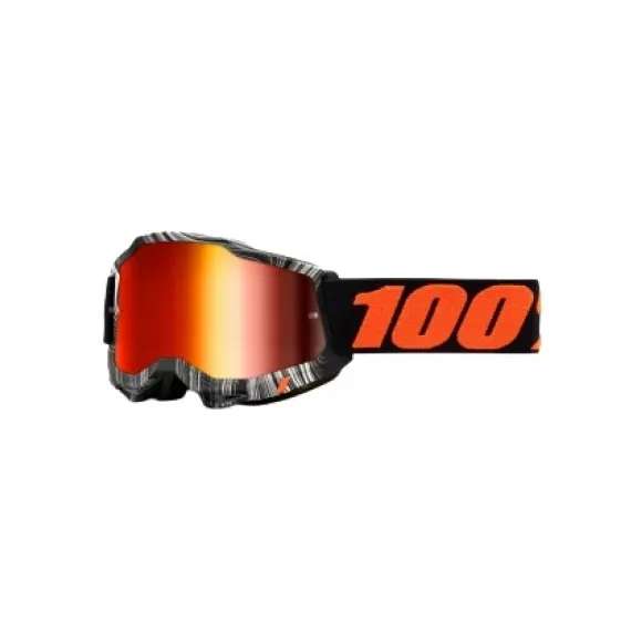 100% OCHELARI 100% ACCURI 2 Goggle Geospace Mirror Red Lens 100% OCHELARI 100% ACCURI 2 Goggle Geospace Mirror Red Lens