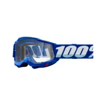 100% GOGGLE 100%  ACCURI GOGGLE BLUE CLEAR LENS