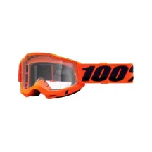 100% GOGGLE 100%  ACCURI GOGGLE ORANGE CLEAR LENS