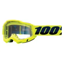 100% ACCURI 2 OTG Goggle Fluo/Yellow - Clear Lens