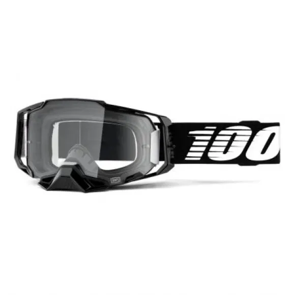 100% ARMEGA Goggle Black Clear Lens 100% ARMEGA Goggle Black Clear Lens