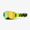 OCHELARI 100% ARMEGA Goggle Nuclear Citrus - Gold Mirror Lens OCHELARI 100% ARMEGA Goggle Nuclear Citrus - Gold Mirror Lens