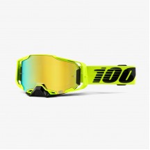 OCHELARI 100% ARMEGA  Goggle Nuclear Citrus - Gold Mirror Lens