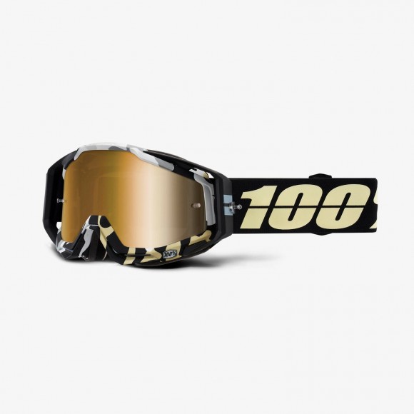 OCHELARI 100% RACECRAFT Goggle Ergoflash - Mirror True Gold Lens OCHELARI 100% RACECRAFT Goggle Ergoflash - Mirror True Gold Lens