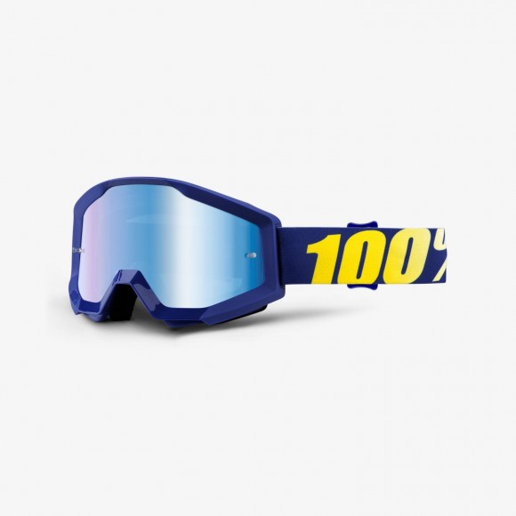 OCHELARI 100% STRATA Goggle Hope - Mirror Blue Lens OCHELARI 100% STRATA Goggle Hope - Mirror Blue Lens