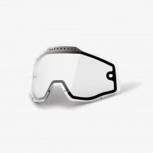 LENTILA dubla   OCHELARI 100% RACECRAFT / ACCURI / STRATA Replacement Lens Dual Pane Anti-Fog Vented Clear