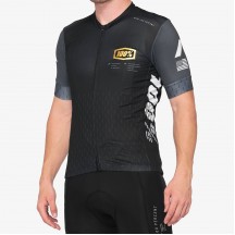 TRICOU 100% EXCEEDA Jersey Black / Charcoal Lycra