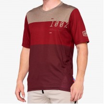 TRICOU 100% AIRMATIC BRICK / DARK RED