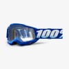 GOGGLE 100%  ACCURI BLUE CLEAR LENS