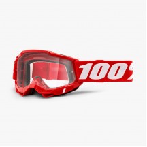 GOGGLE 100%  ACCURI RED CLEAR LENS
