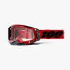 OCHELARI 100% RACECRAFT 2 GOGGLE RED CLEAR LENS OCHELARI 100% RACECRAFT 2 GOGGLE RED CLEAR LENS