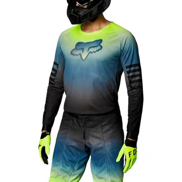 TRICOU FOX Airline Reepz Black Yellow