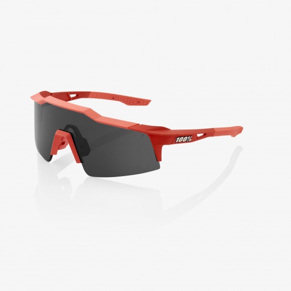 OCHELARI 100% SPEEDCRAFT SL - Soft Tact Coral - Smoke Lens OCHELARI 100% SPEEDCRAFT SL - Soft Tact Coral - Smoke Lens