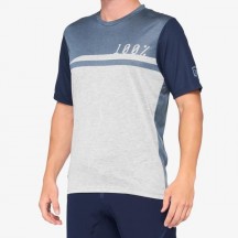 TRICOU 100% AIRMATIC STEEL BLUE / WHITE