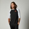 TRICOU FOX ORIGINAL SPEED 3/4 RAGLAN BLACK TRICOU FOX ORIGINAL SPEED 3/4 RAGLAN BLACK
