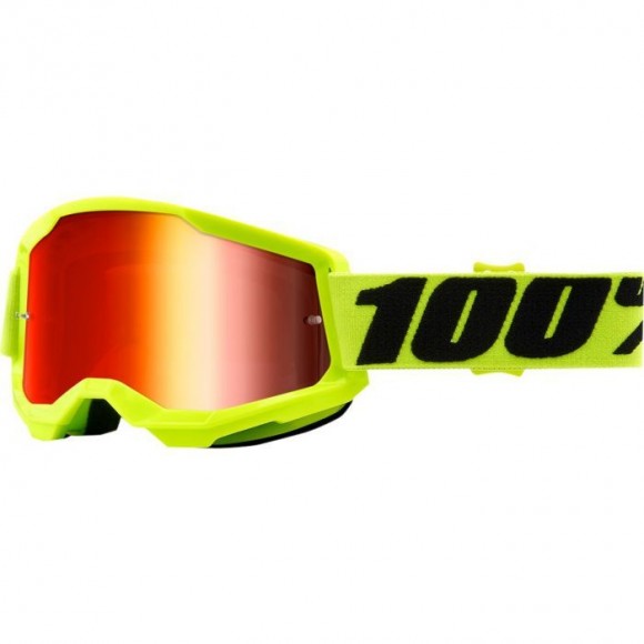 OCHELARI 100% STRATA 2 Yellow Mirror Red Lens OCHELARI 100% STRATA 2 Yellow Mirror Red Lens