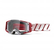 OCHELARI 100% ARMEGA OVERSIZED DEEP RED CLEAR LENS