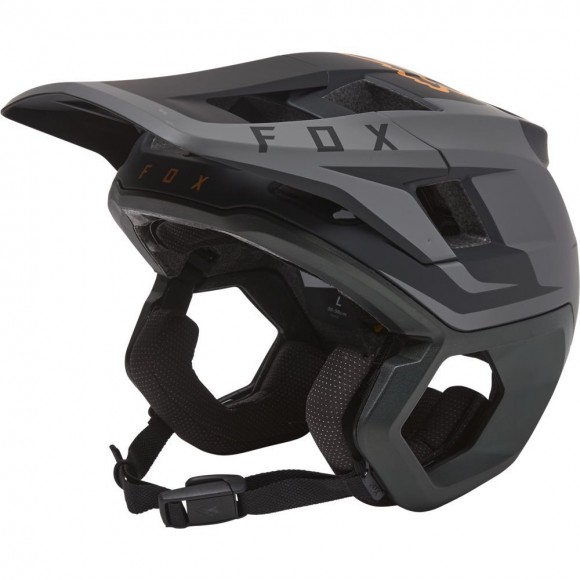 CASCA BICICLETA FOX DROPFRAME PRO HLMT SIDESWIPE BLACK GOLD CASCA BICICLETA FOX DROPFRAME PRO HLMT SIDESWIPE BLACK GOLD